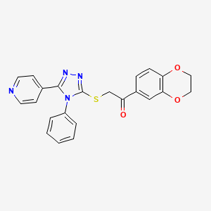 molecular formula C23H18N4O3S B10803881 Antiparasitic agent-23 
