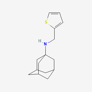molecular formula C15H21NS B10804391 N-(thiophen-2-ylmethyl)adamantan-1-amine 