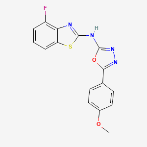 molecular formula C16H11FN4O2S B10805892 MLS-0437605 