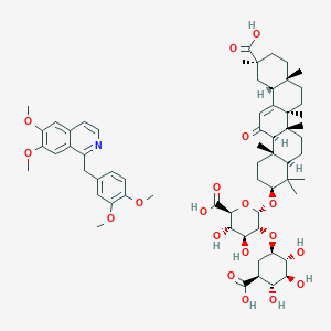 molecular formula C42H62O16.C20H21NO4 B010806 Papaverine glycyrrhizinate CAS No. 102395-75-5