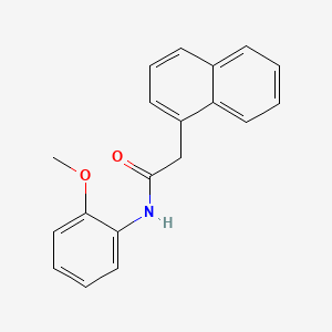 molecular formula C19H17NO2 B10806028 N-(2-methoxyphenyl)-2-naphthalen-1-ylacetamide 