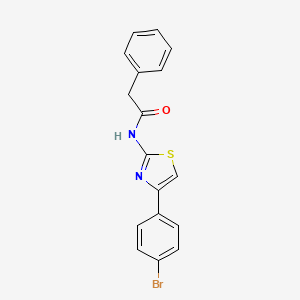 molecular formula C17H13BrN2OS B10806115 Antibacterial agent 143 