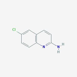 molecular formula C9H7ClN2 B108063 6-Chloroquinolin-2-amine CAS No. 18672-02-1