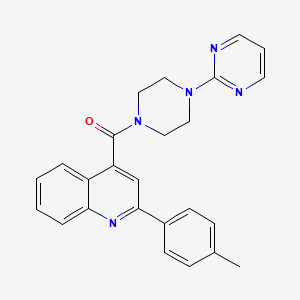 molecular formula C25H23N5O B10806442 lucPpy-IN-1 