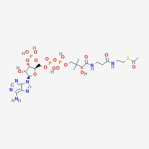 molecular formula C23H38N7O17P3S B108066 Acetyl coenzyme A CAS No. 66874-07-5