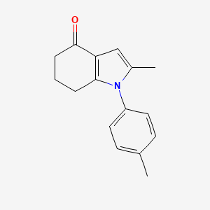 molecular formula C16H17NO B10808312 2-Methyl-1-p-tolyl-1,5,6,7-tetrahydro-indol-4-one 