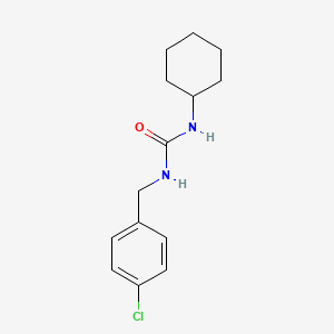 molecular formula C14H19ClN2O B10808635 N-(4-chlorobenzyl)-N'-cyclohexylurea 
