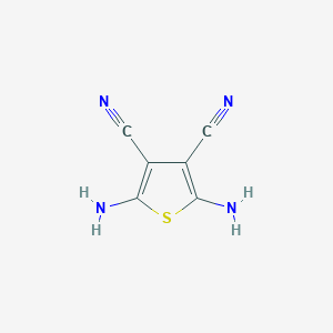 molecular formula C6H4N4S B108089 2,5-Diamino-3,4-thiophenedicarbonitrile CAS No. 17989-89-8