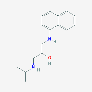 molecular formula C16H22N2O B108091 1-(Isopropylamino)-3-(1-naphthylamino)-2-propanol CAS No. 19343-23-8