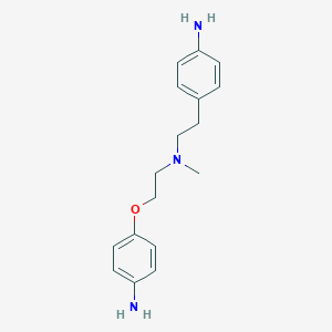molecular formula C17H23N3O B108092 n-Methyl-n-(2-(4-aminophenoxy)ethyl)-2-(4-aminophenyl)ehtanamine CAS No. 115256-13-8
