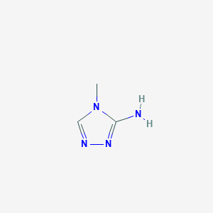 molecular formula C3H6N4 B108093 4-Methyl-4h-1,2,4-triazol-3-amine CAS No. 16681-76-8