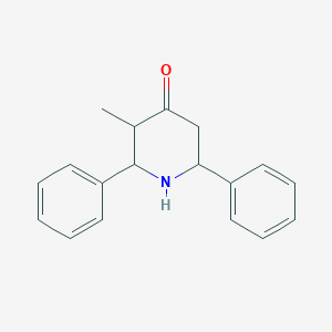 molecular formula C18H19NO B10809929 3-Methyl-2,6-diphenylpiperidin-4-one 