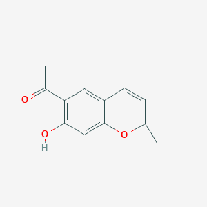 molecular formula C13H14O3 B108100 Eupatoriochromene CAS No. 19013-03-7