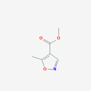 molecular formula C6H7NO3 B010811 Methyl 5-methylisoxazole-4-carboxylate CAS No. 100047-54-9