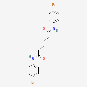 molecular formula C18H18Br2N2O2 B10811089 N,N'-bis(4-bromophenyl)hexanediamide 