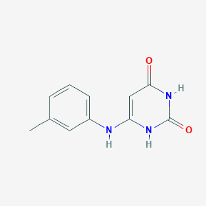 molecular formula C11H11N3O2 B10811137 6-m-Tolylamino-1H-pyrimidine-2,4-dione CAS No. 21332-93-4