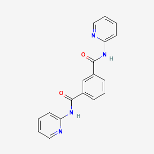 molecular formula C18H14N4O2 B10811497 N,N'-di(pyridin-2-yl)benzene-1,3-dicarboxamide 