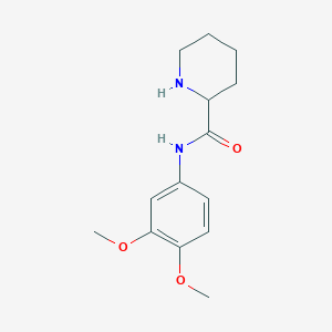 molecular formula C14H20N2O3 B10811514 N-(3,4-dimethoxyphenyl)piperidine-2-carboxamide 