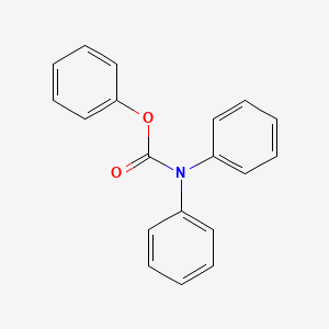 molecular formula C19H15NO2 B10811983 Phenyl diphenylcarbamate CAS No. 5416-45-5