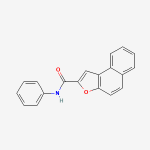 molecular formula C19H13NO2 B10812401 N-phenylbenzo[e][1]benzofuran-2-carboxamide 