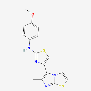 molecular formula C16H14N4OS2 B10812853 GM-90257 