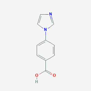 molecular formula C10H8N2O2 B108130 4-(1H-咪唑-1-基)苯甲酸 CAS No. 17616-04-5