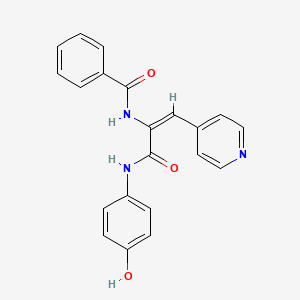 molecular formula C21H17N3O3 B10813250 Casein kinase 1|A-IN-10 