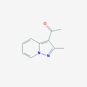 molecular formula C10H10N2O B108134 3-Acetyl-2-methylpyrazolo[1,5-a]pyridine CAS No. 17408-29-6