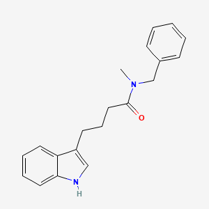 molecular formula C20H22N2O B10813557 N-benzyl-4-(1H-indol-3-yl)-N-methylbutanamide 