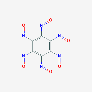 molecular formula C6N6O6 B108136 Hexanitrosobenzene CAS No. 15834-75-0