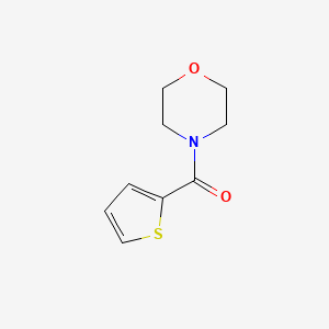 molecular formula C9H11NO2S B10813845 Thiophene-2-carboxylic acid, morpholide 