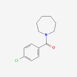 molecular formula C13H16ClNO B10813924 Azepan-1-yl(4-chlorophenyl)methanone 