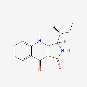 molecular formula C16H18N2O2 B10814155 Quinolactacin A1 