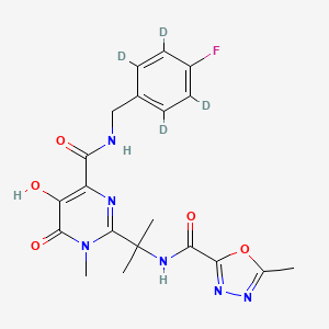 molecular formula C20H21FN6O5 B10814202 Raltegravir-d4 