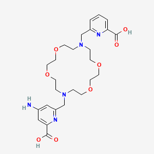 molecular formula C26H37N5O8 B10814267 Macropa-NH2 
