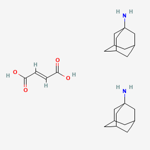 molecular formula C24H38N2O4 B10814381 Adamantamine fumarate 