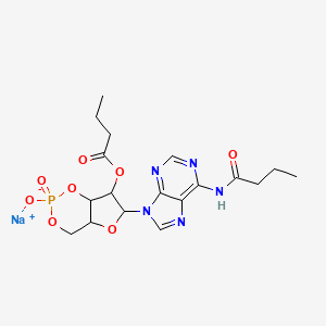 molecular formula C18H23N5NaO8P B10814395 Bucladesine sodium salt 