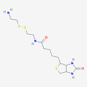 molecular formula C14H26N4O2S3 B10814458 Biotinyl Cystamine 