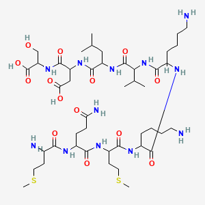molecular formula C45H82N12O14S2 B10814576 Anti-inflammatory peptide 1 