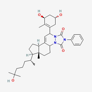 molecular formula C35H49N3O5 B10814588 Impurity C of Calcitriol 
