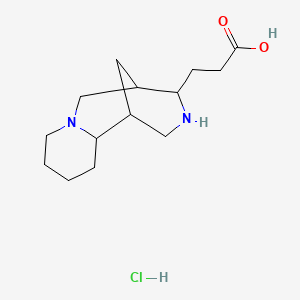 molecular formula C14H25ClN2O2 B10814618 Lupanyl acid hydrochloride 