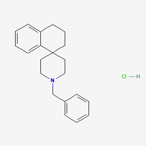 molecular formula C21H26ClN B10814638 L-687,384 hydrochloride CAS No. 95417-61-1