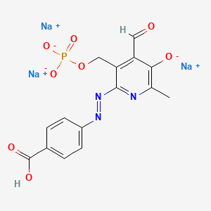molecular formula C15H11N3Na3O8P B10814651 Fobisin 101 