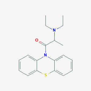 molecular formula C19H22N2OS B10814693 10-(2-(Diethylamino)propionyl)phenothiazine 