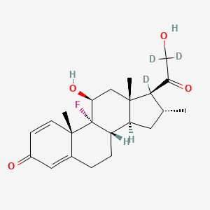 molecular formula C22H29FO4 B10814734 Desoximetasone-d3 