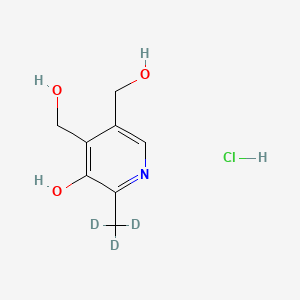 molecular formula C8H12ClNO3 B10814752 Pyridoxine-d3 Hydrochloride 