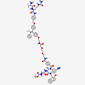 molecular formula C89H104N12O15 B10814791 PROTAC ER Degrader-2 