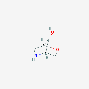 molecular formula C5H9NO2 B10814863 (1S,4S)-2-Oxa-5-azabicyclo[2.2.1]heptan-7-ol 