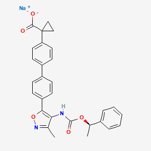 molecular formula C29H25N2NaO5 B10815114 BMS-986020 sodium 