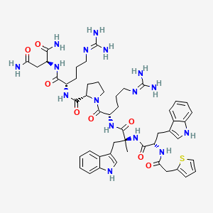 molecular formula C50H66N16O8S B10815247 NMUR1 Agonist C7b 